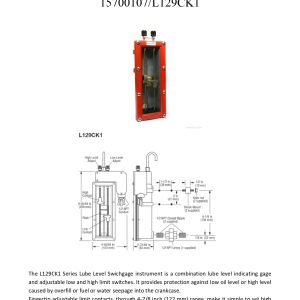 15700107_L129CK1_technical data sheet