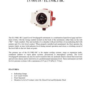 15700118_EL150K1-BC_technical data sheet