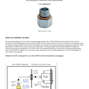 10002452 ADAPTER KIT 5/8 A BULB - Image 2