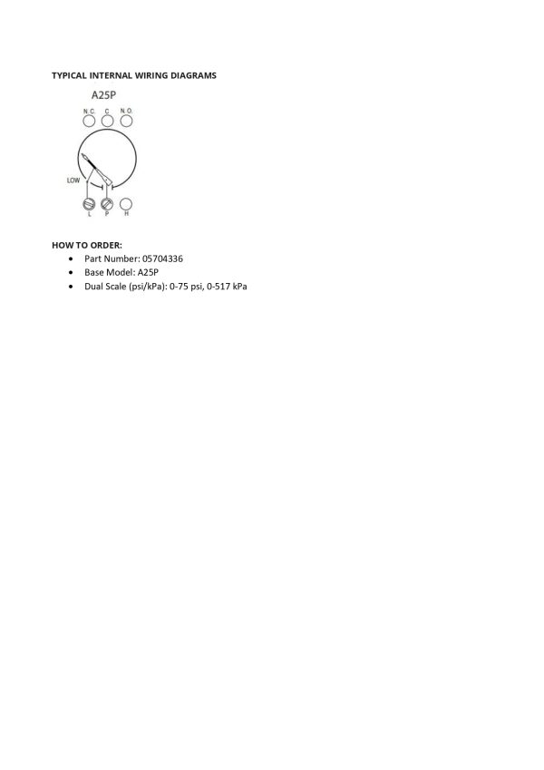 05704336_A25P-75-MURPHY_technical data sheet
