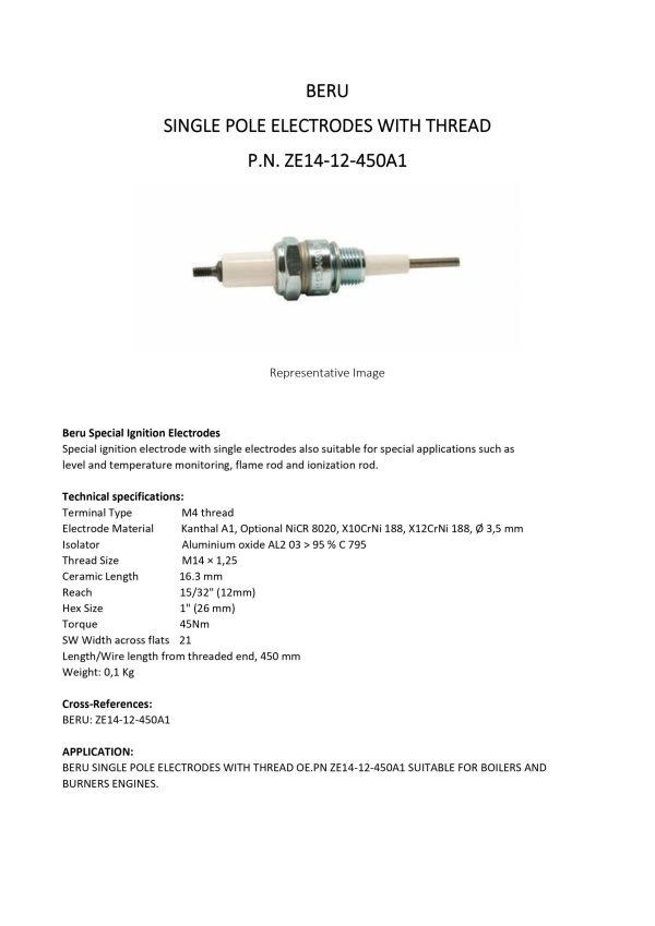 ZE14-12-450A1 technical data sheet
