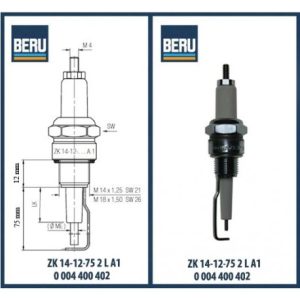 ZK14-12-75 2L A1 ELECTRODE SPARK PLUG