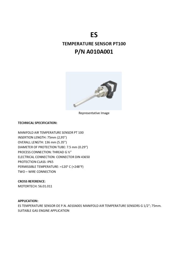A010A001 THERMOCOUPLE PT100 technical data sheet (2)