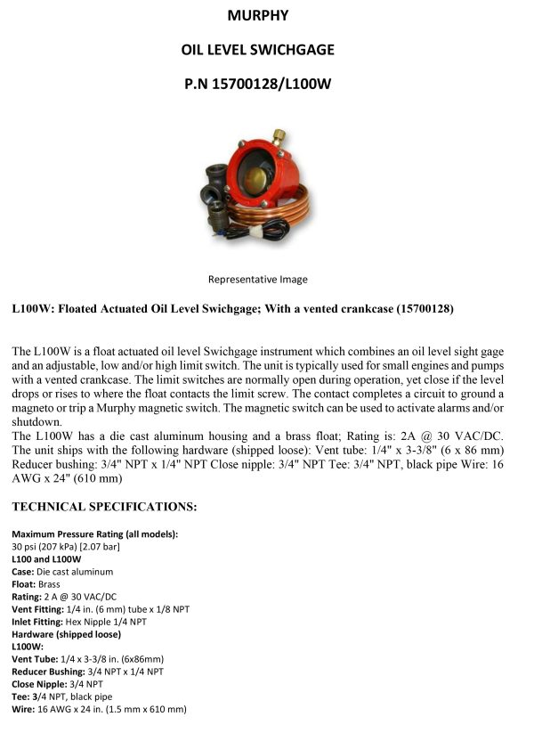 15700128 L100W MURPHY 1